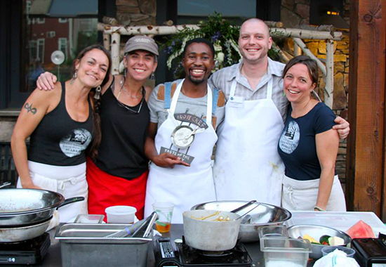 2015 Iron Chef competitors. Photo: Rebecca Silbernagel/VAF